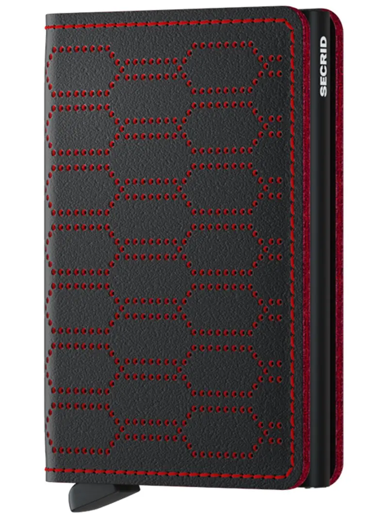 Secrid Slimwallet Fuel Black Red 1