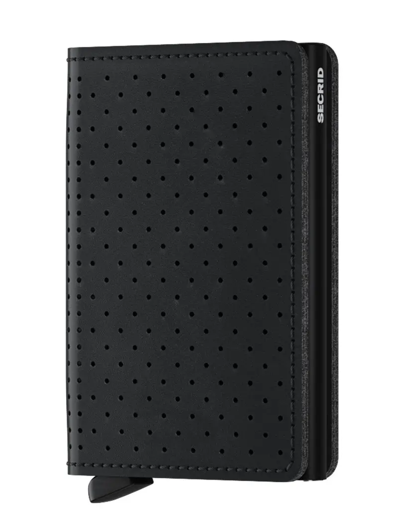 Secrid Slimwallet Perforated Black 1