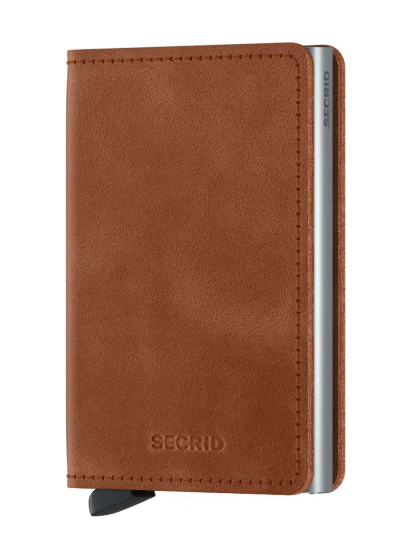 Secrid Slimwallet Vintage Cognac Silver 1