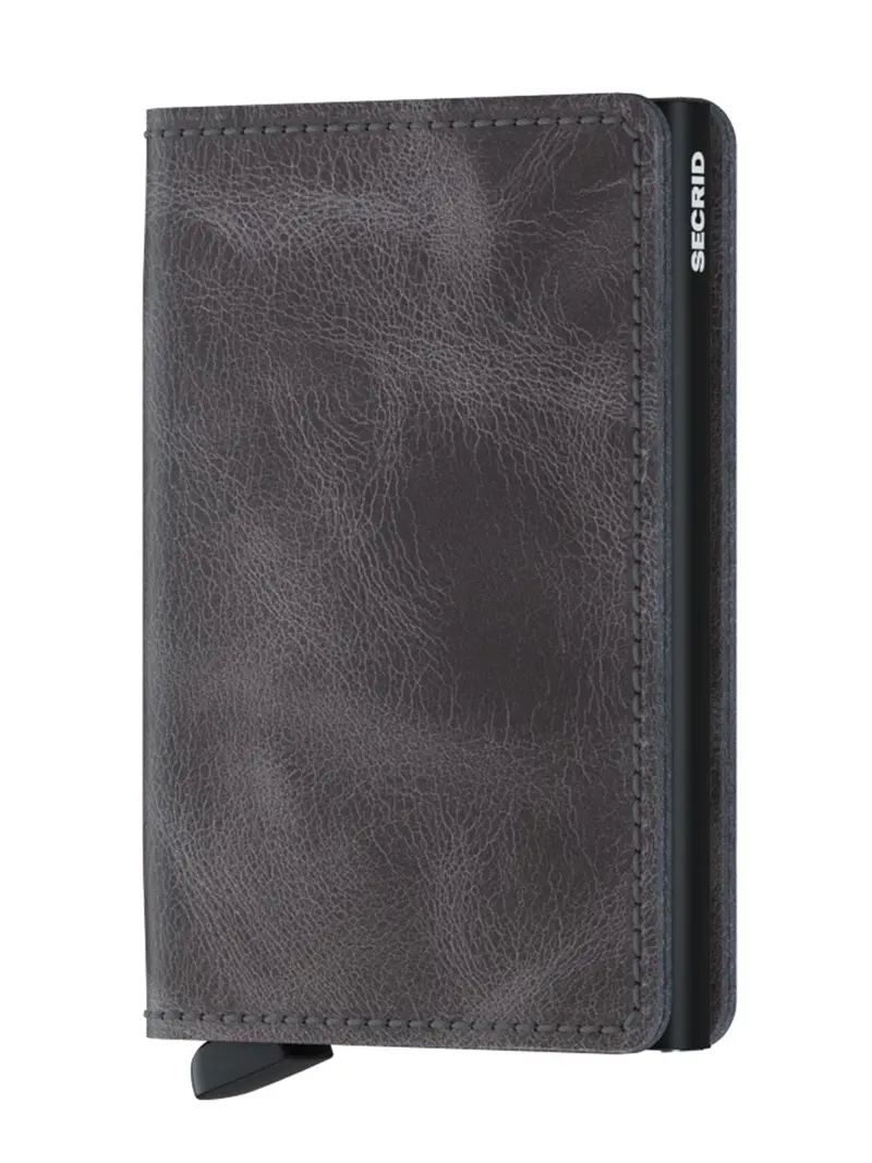 Secrid Slimwallet Vintage Grey Black 1