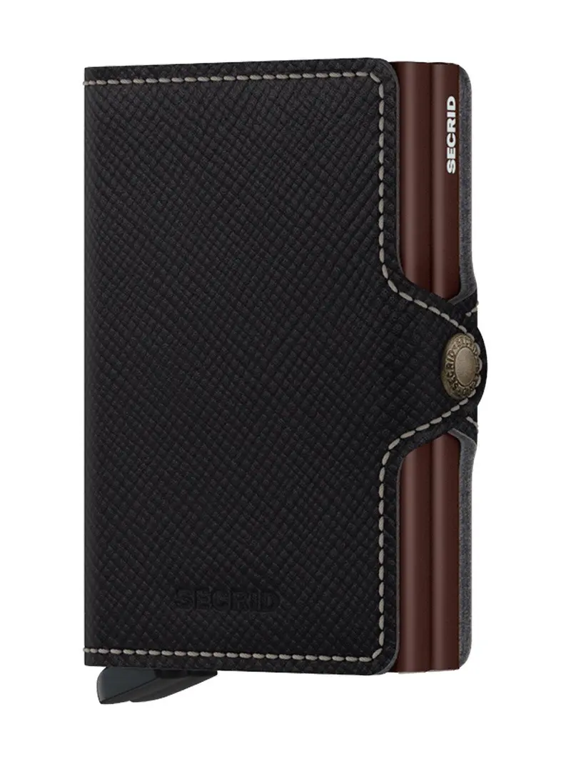Secrid Twinwallet Saffiano Brown 1