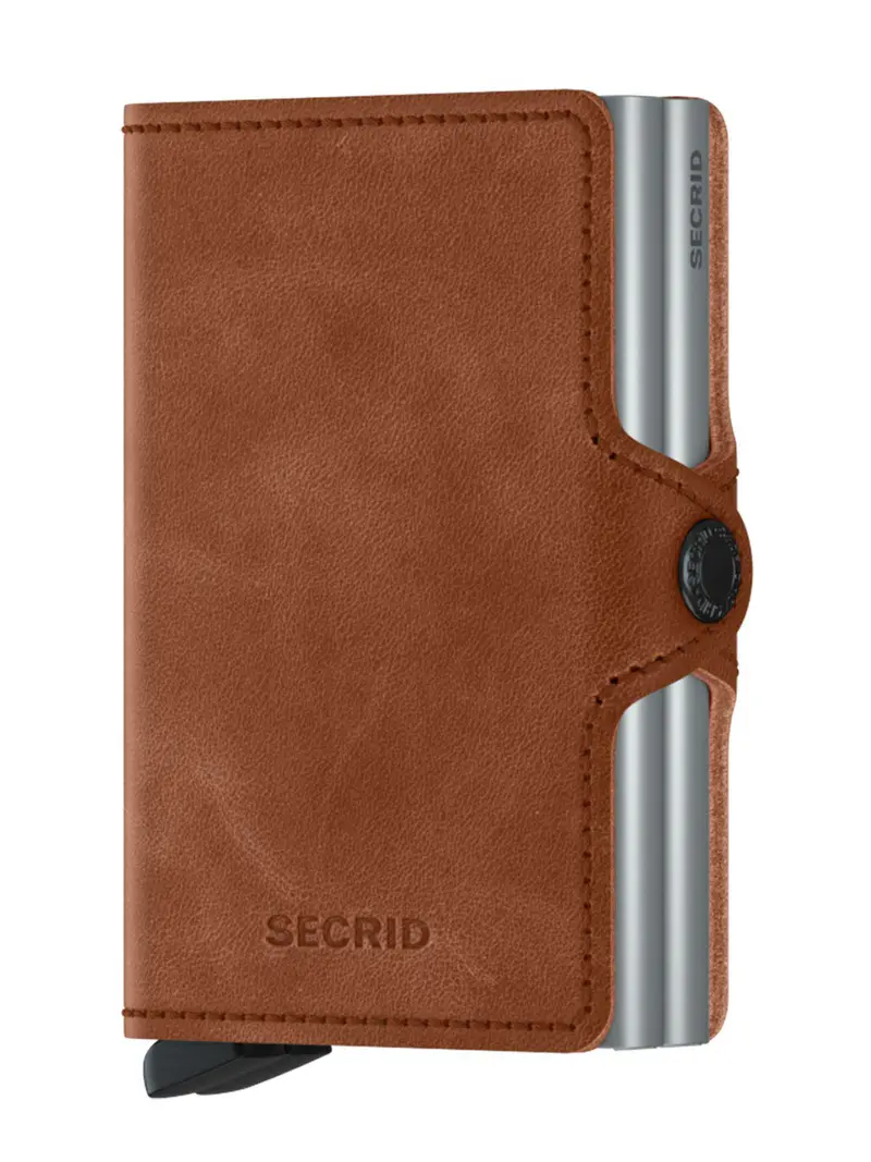 Secrid Twinwallet Vintage Cognac Silver 1
