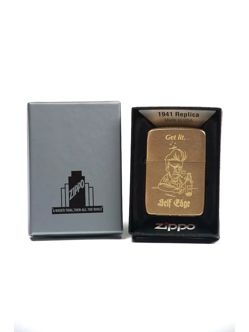 Self Edge Zippo Vintage 1941 Repro Lighter Get Lit 1