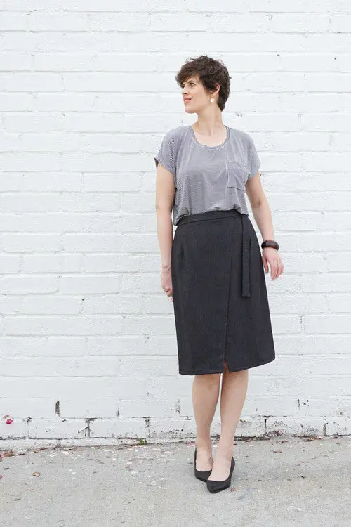 Sew Diy Nita Wrap Skirt - Printed Copy Shop (+£7.00) 1