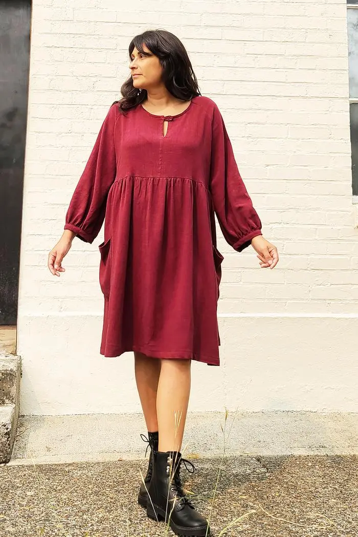 Sew House Seven Romey Gathered Dress And Top - Printed Copy Shop Sizes 16 - 34 (+£7.00) 1