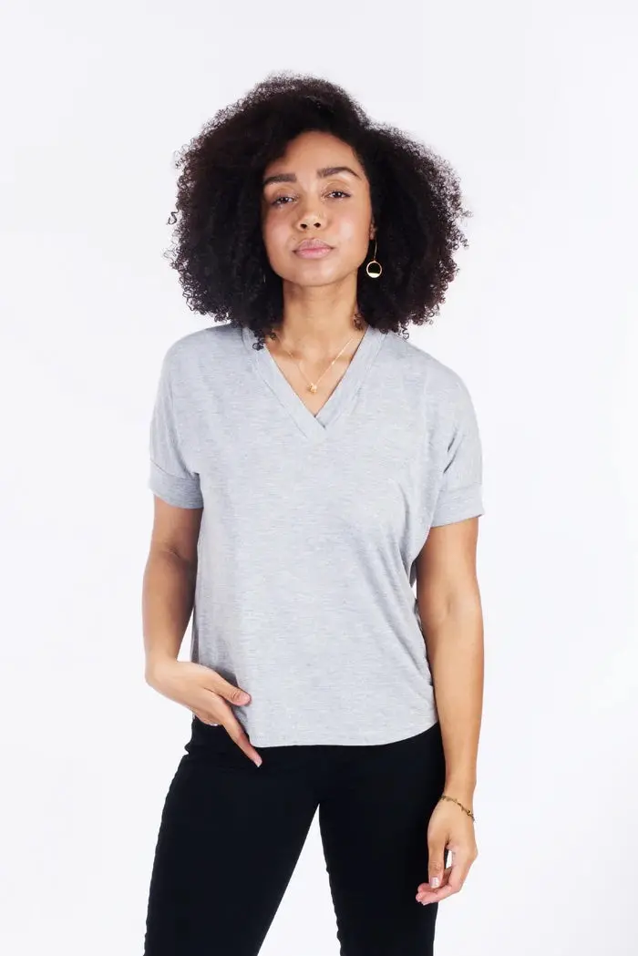 Sew House Seven Tabor V-Neck Top - Printed Copy Shop (+£7.00) 1