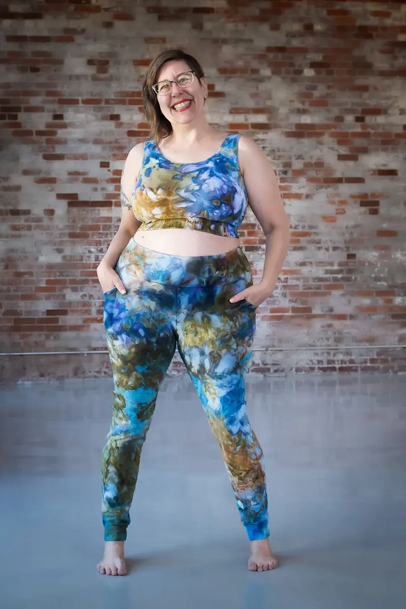 Sew Liberated Limestone Leggings And Top 1