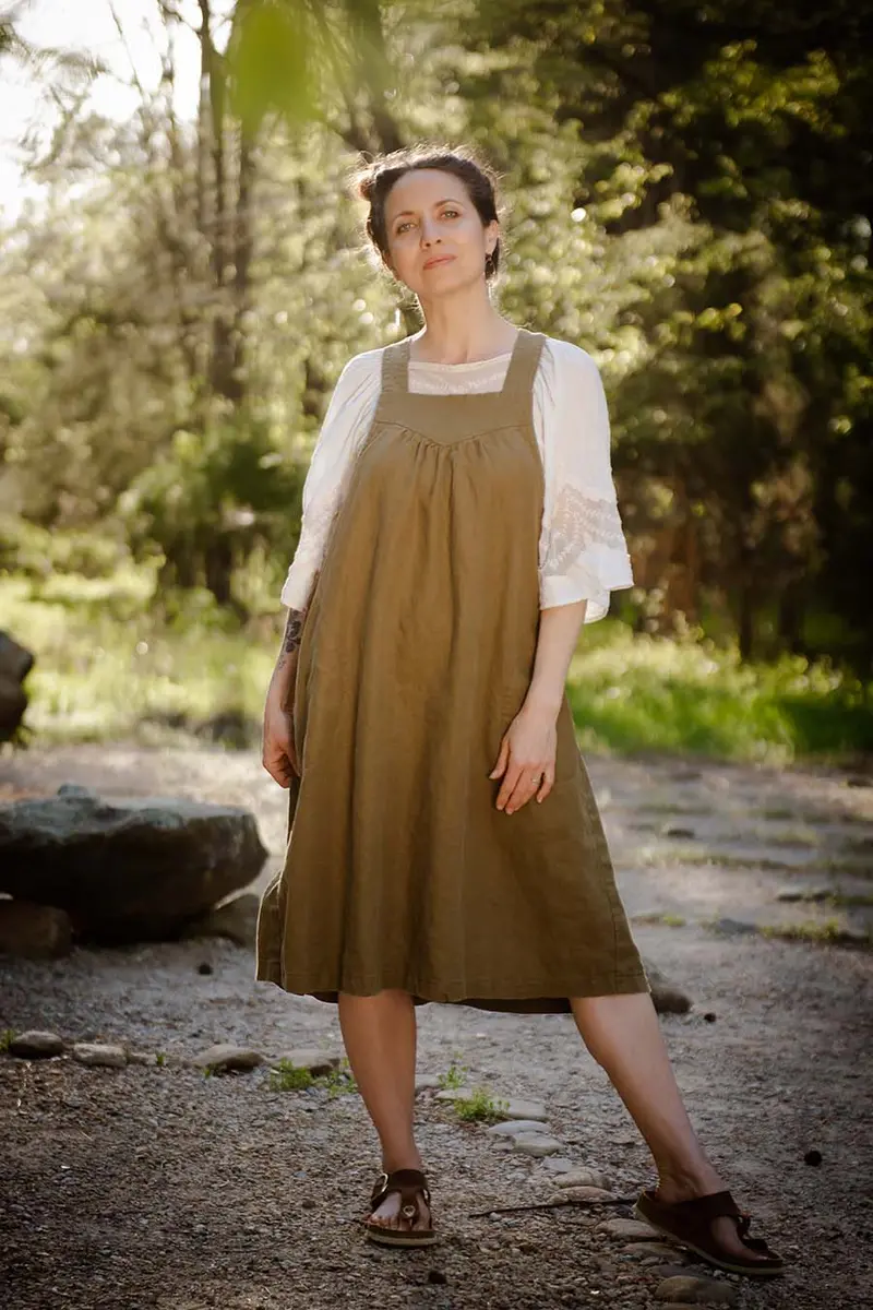 Sew Liberated Petrichor Pinafore 1