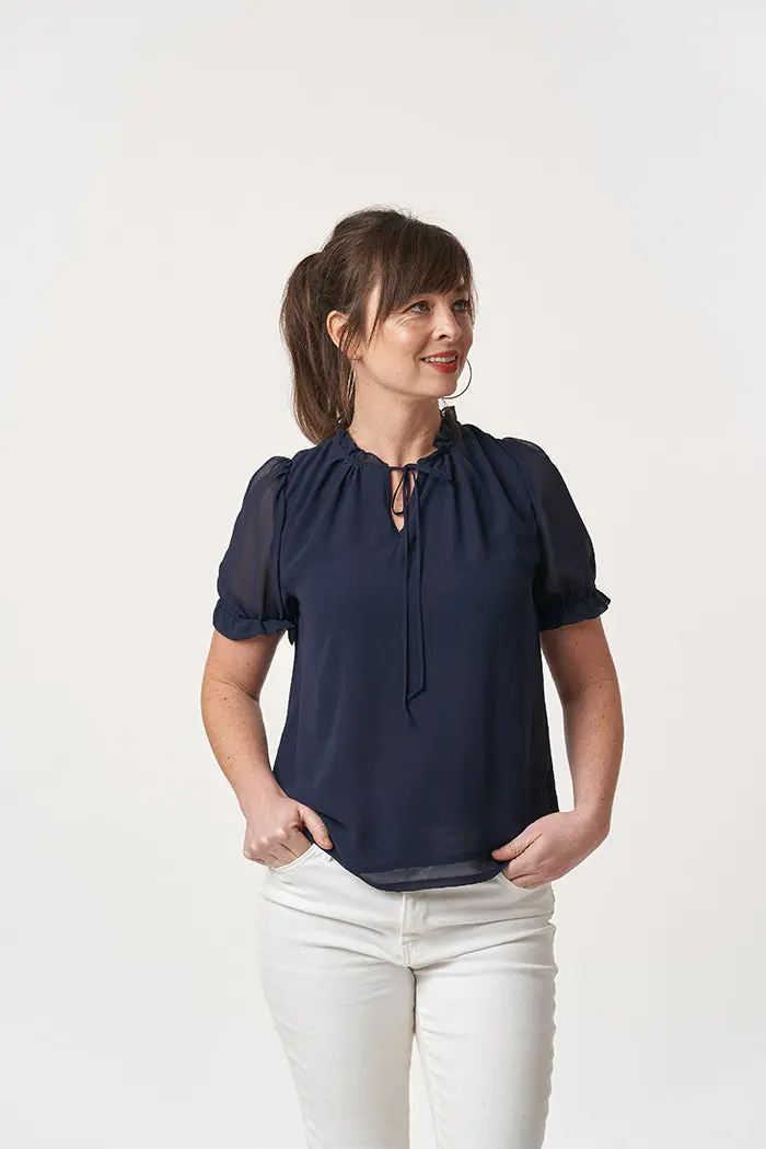 Sew Over It Freia Blouse - Printed Copy Shop Sizes 6 - 20 (+£7.00) 1