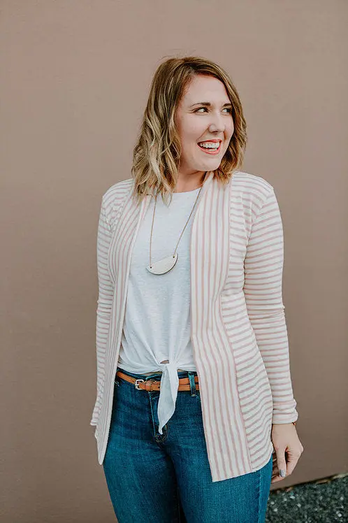 Sew To Grow Fall In Love Cardigan - Printed Copy Shop (+£5.00) 1