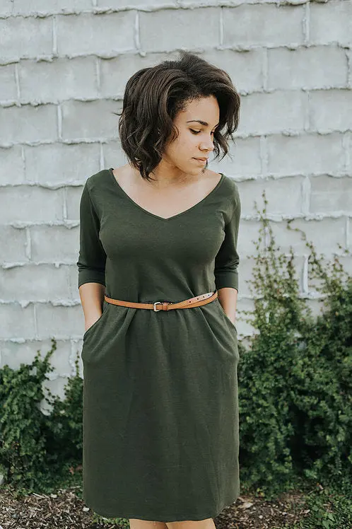 Sew To Grow Meridan Knit Dress - Printed Copy Shop (+£5.00) 1