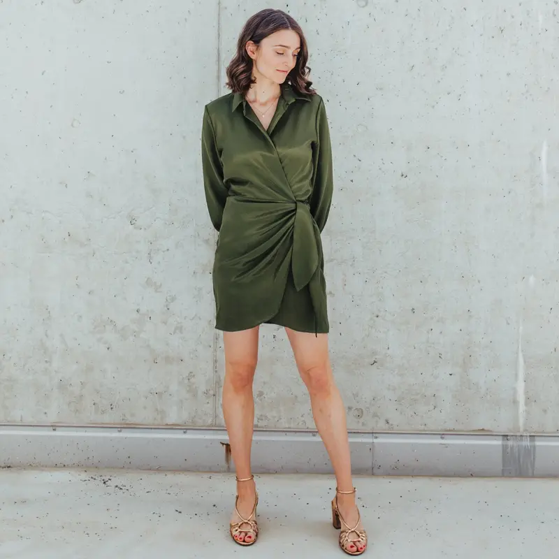 Sewing Patterns By Masin Atlas Wrap Dress - Printed Copy Shop (+£7.00) 1