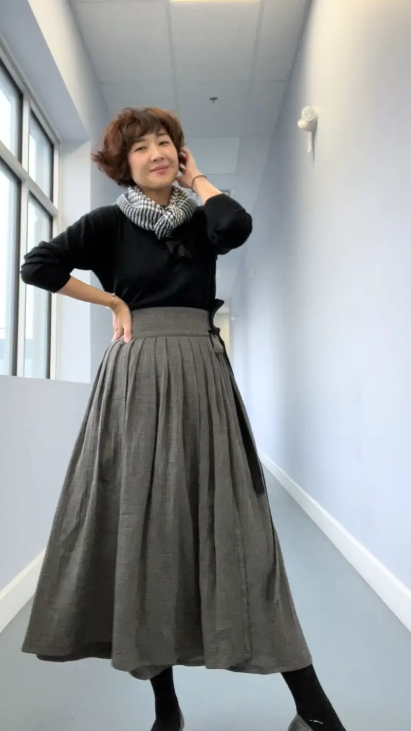 Sewing Therapy Hanbok Wrap Skirt 1