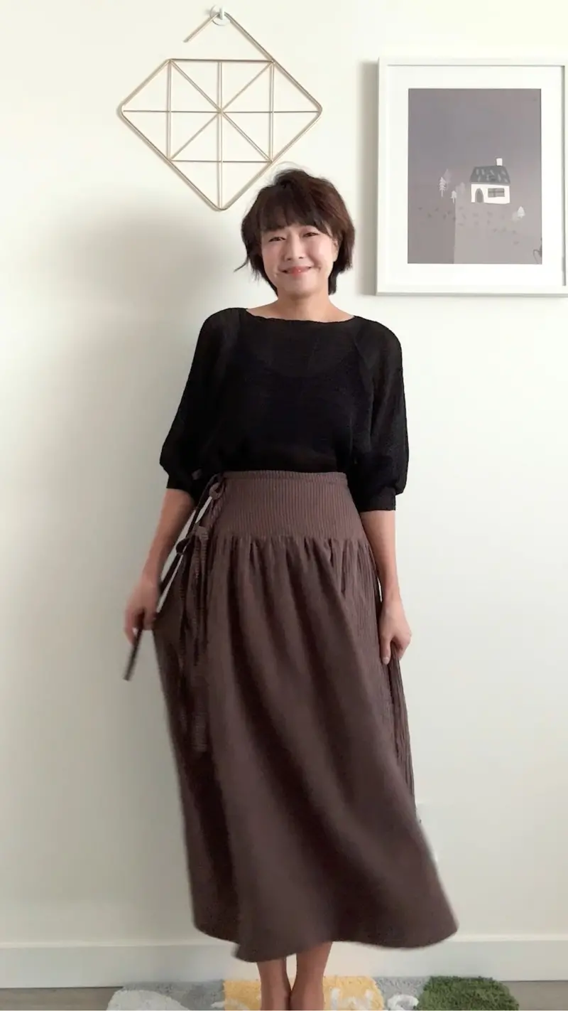 Sewing Therapy La Ciotat Wrap Skirt 1