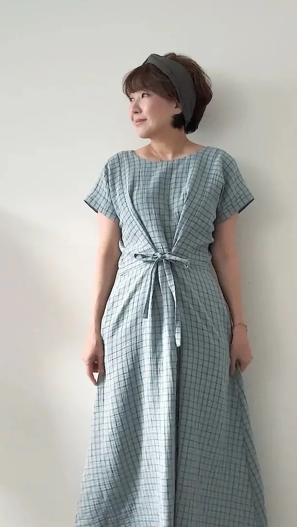 Sewing Therapy Tie Dress 1