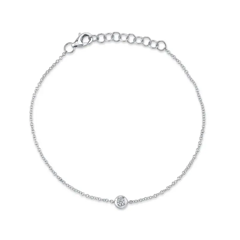Shy Creation® Equinox Bezel Set Diamond Bracelet 1
