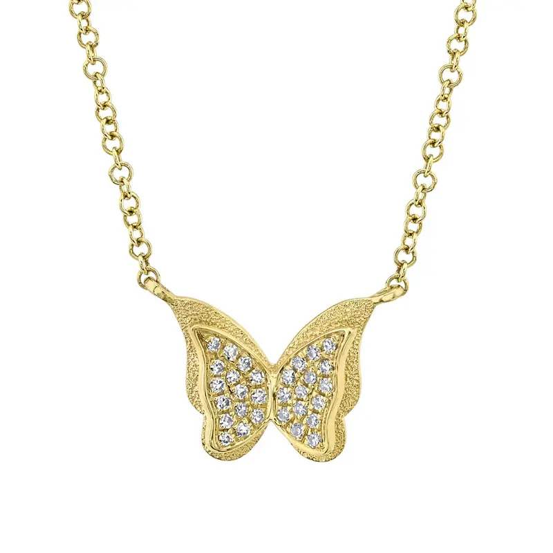 Shy Creation® Flutter Butterfly Necklace 1
