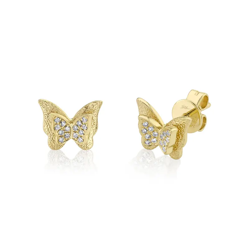 Shy Creation® Flutter Butterfly Stud Earrings 1