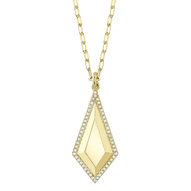 Shy Creation® Geo Radiance Diamond Pendant 1