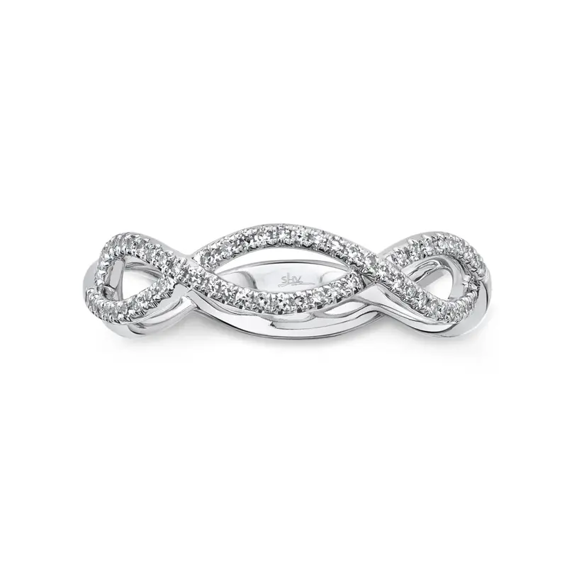 Shy Creation® Infinity Weave Diamond Band 1