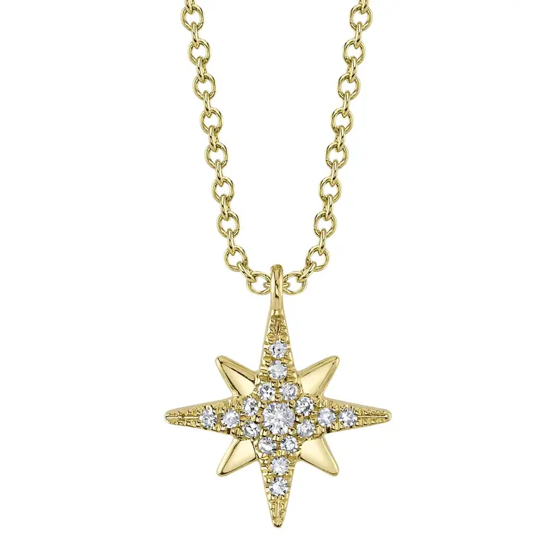 Shy Creation® North Star Diamond Pendant 1