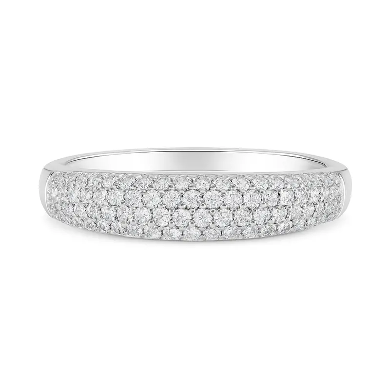 Shy Creation® Pavé Diamond Band 1