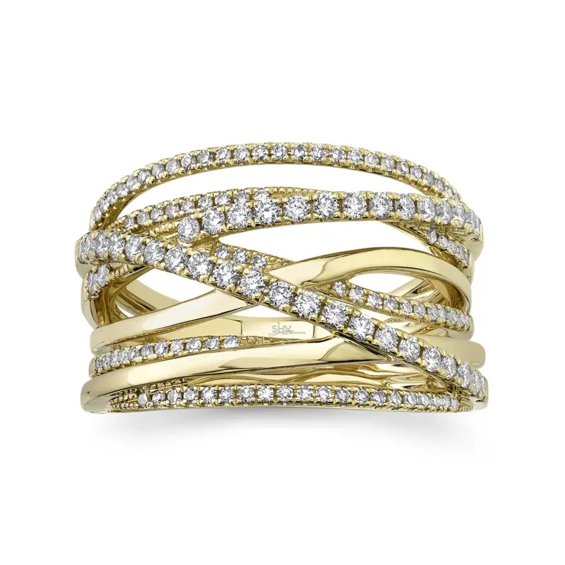 Shy Creation® Radiant Crossover Ring 1
