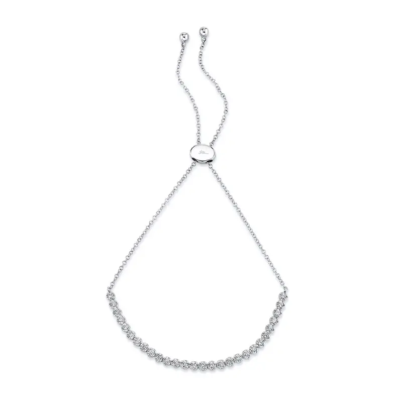 Shy Creation® Radiant Mirage Diamond Bolo Bracelet 1