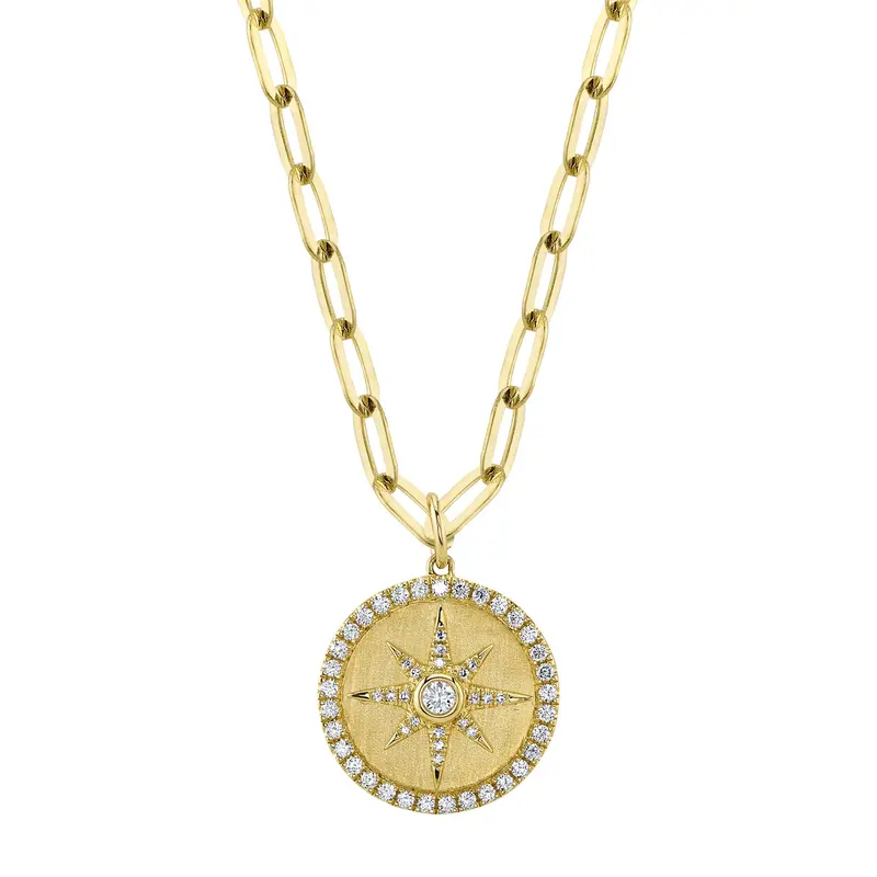 Shy Creation® Solstice Star Medallion Pendant 1
