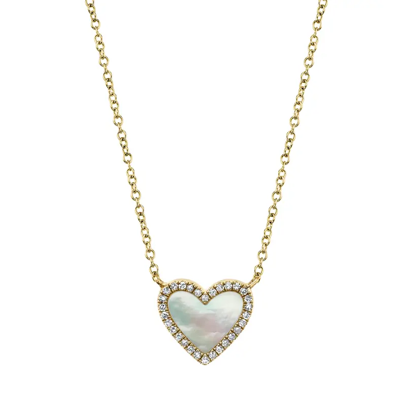 Shy Creation® Starlit Nebula Heart Pendant 1