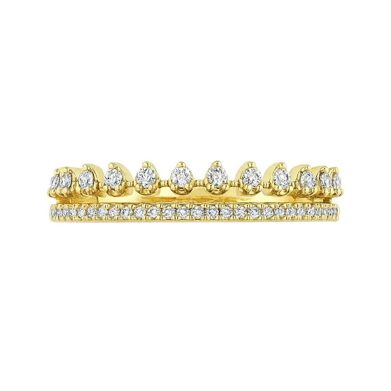 Shy Creation® Tiara Crest Diamond Band 1