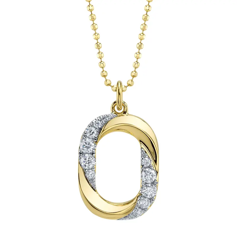 Shy Creation® Twilight Loop Diamond Pendant 1