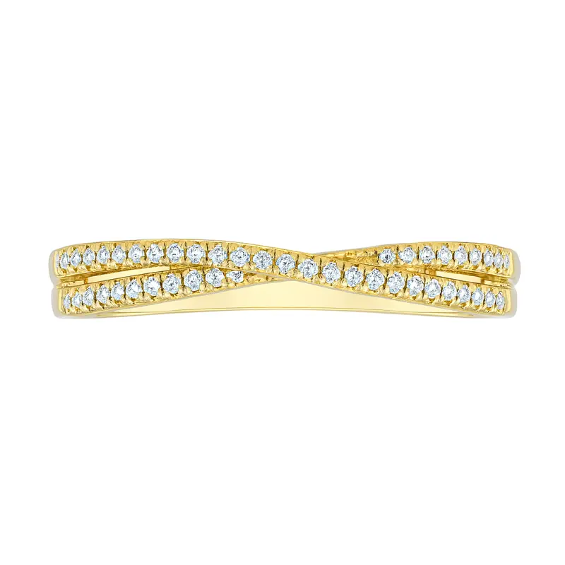 Shy Creation® Twinline Spark Diamond Band 1
