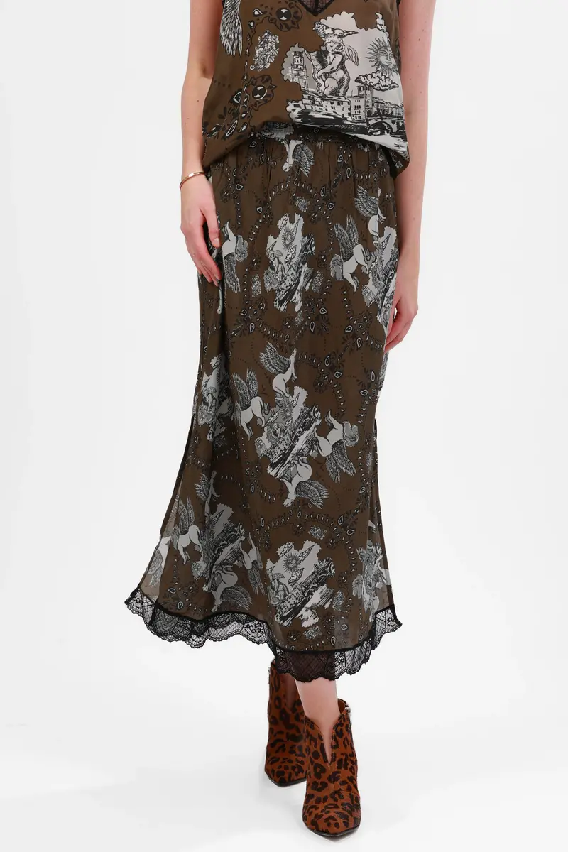 Silk Skirt Italian Coast 1