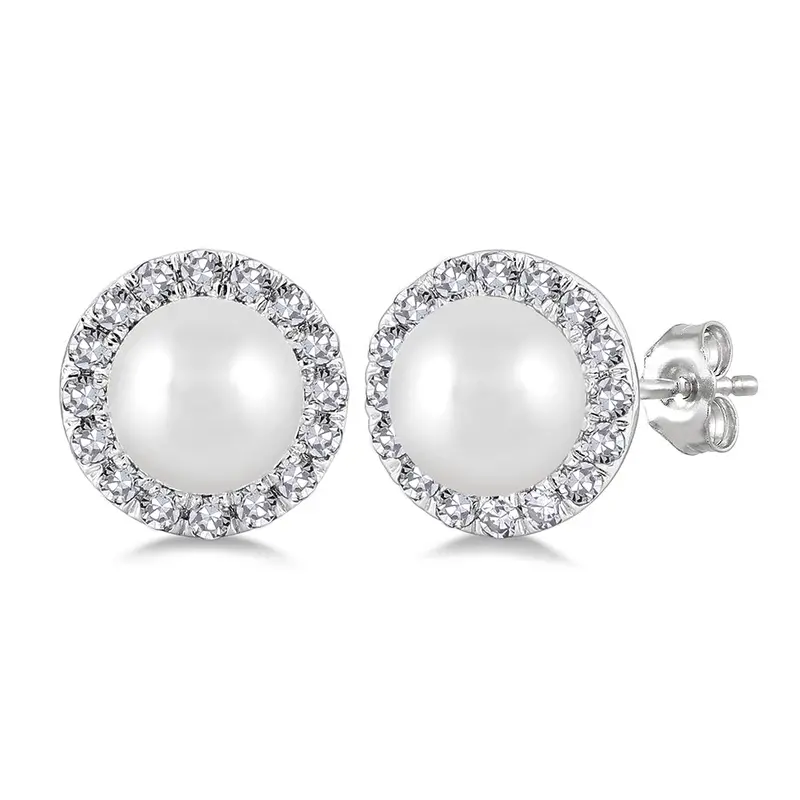 Silken Light Pearl Earrings 1
