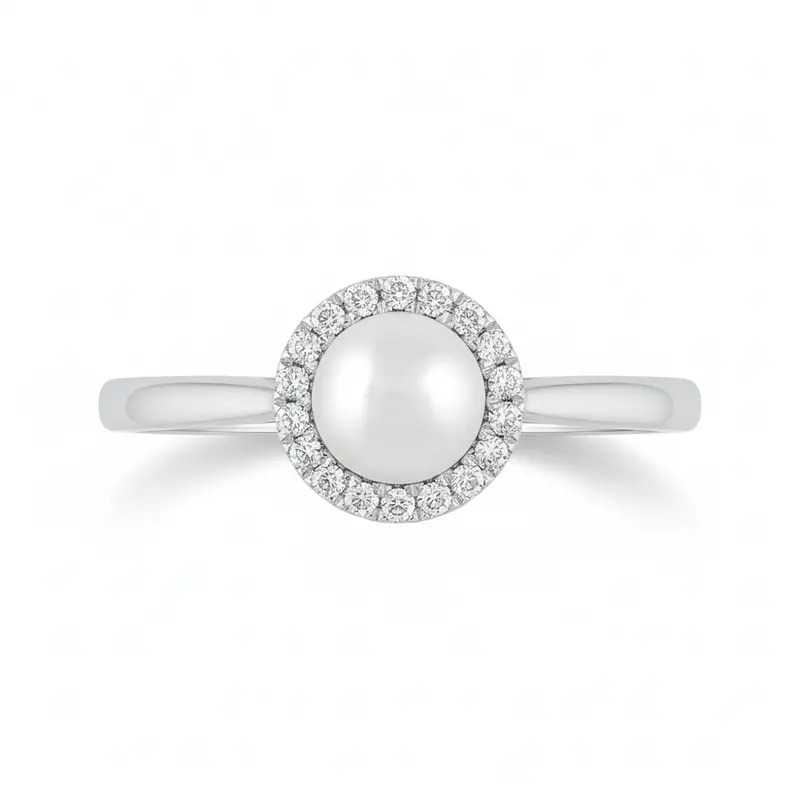 Silken Light Pearl Ring 1