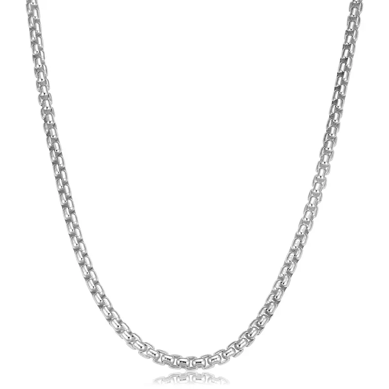 Silky Silver Grace Box Chain 1