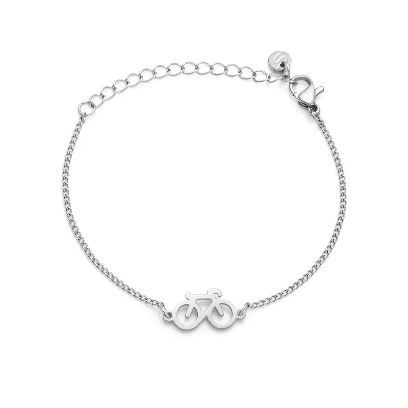 Silver Bike Chain Bracelet 1