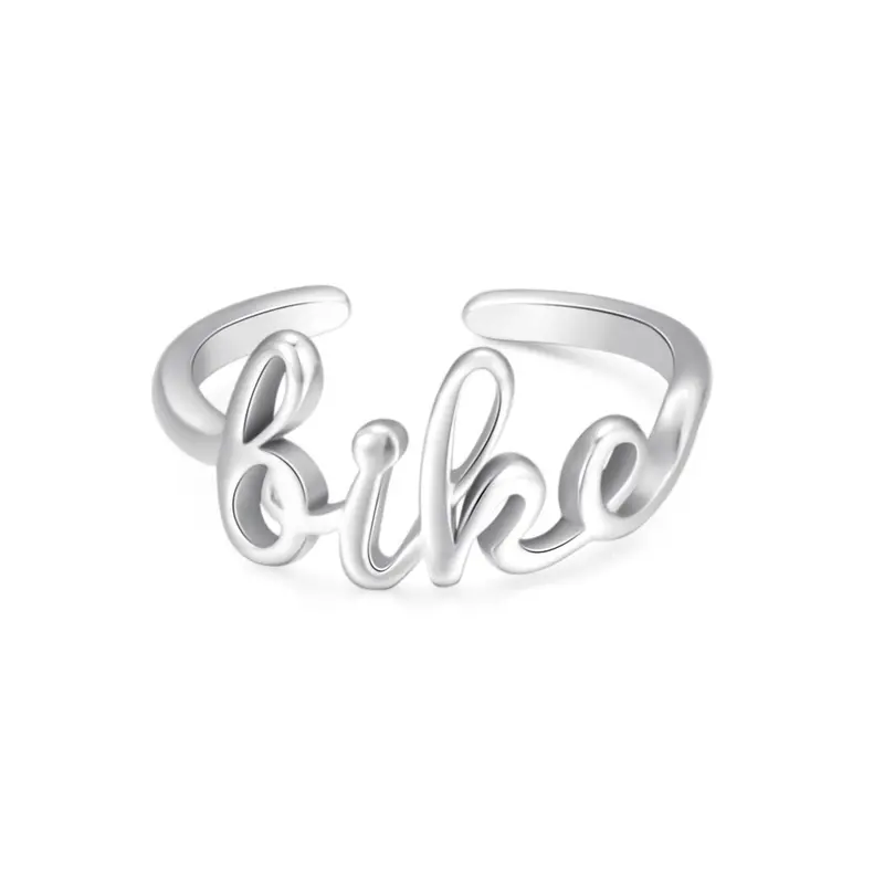 Silver Bike Ring 1