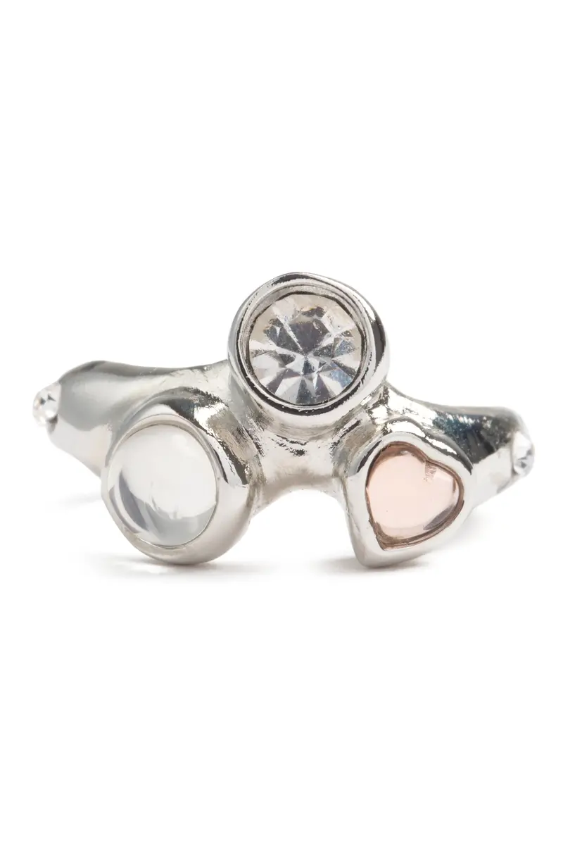 Silver Clear Florence Ring 1