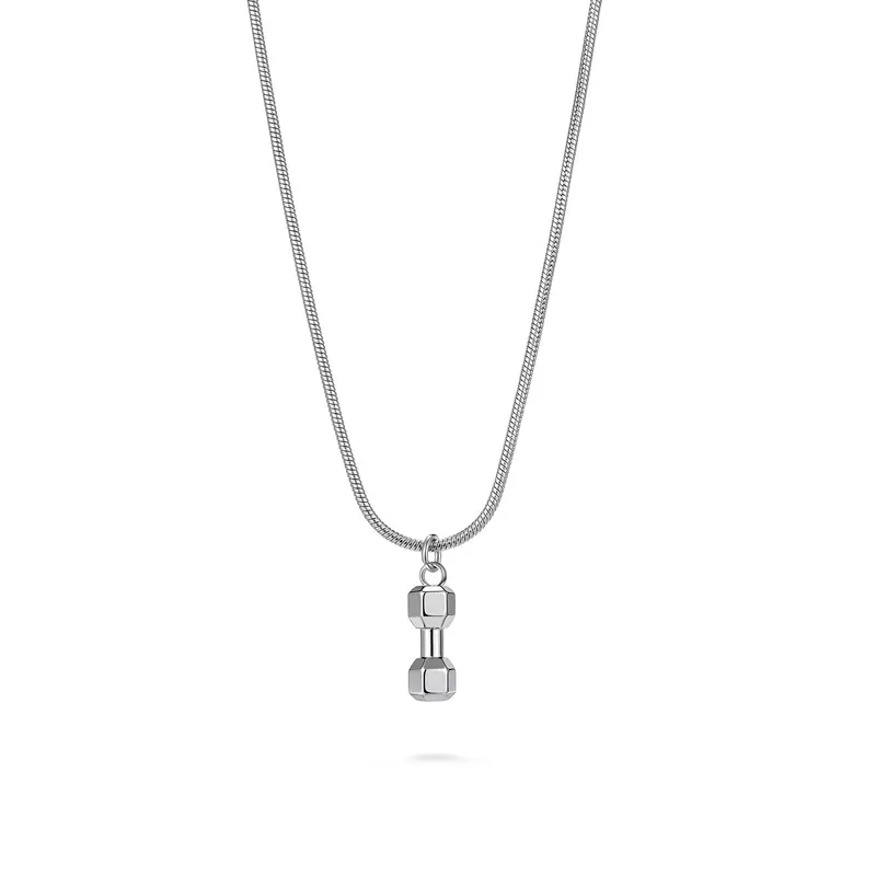 Silver Gym Necklace 1