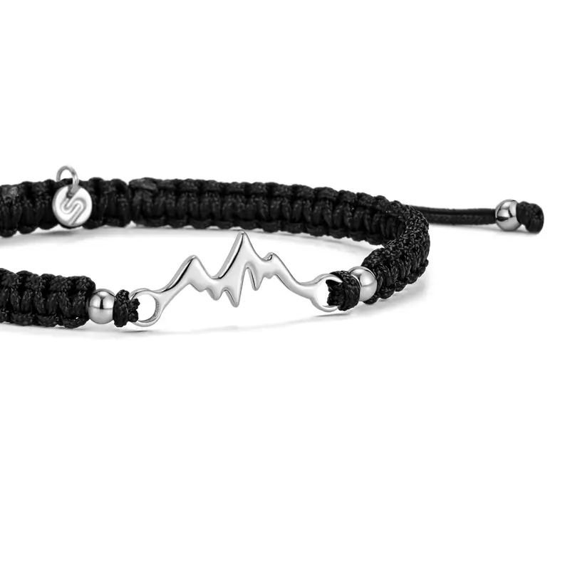 Silver Mountain Braided Bracelet 1