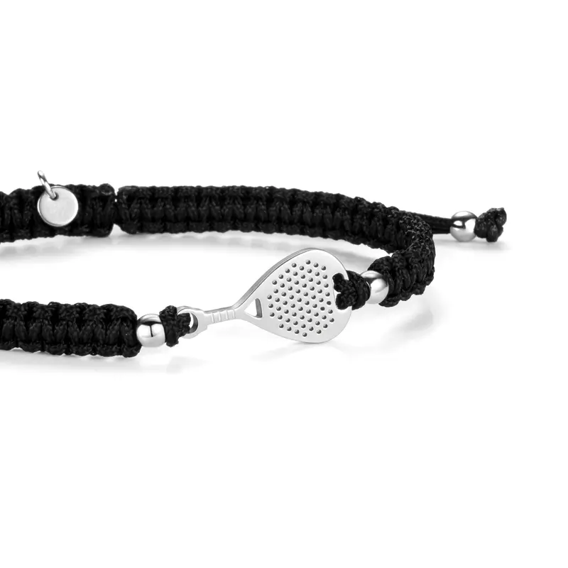 Silver Padel Braided Bracelet 1
