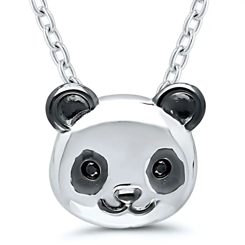 Silver Panda Pendant 1