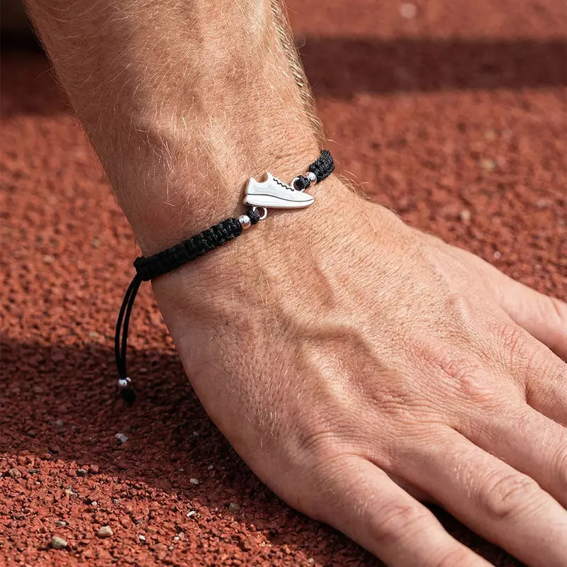Silver Runner Braided Bracelet 2