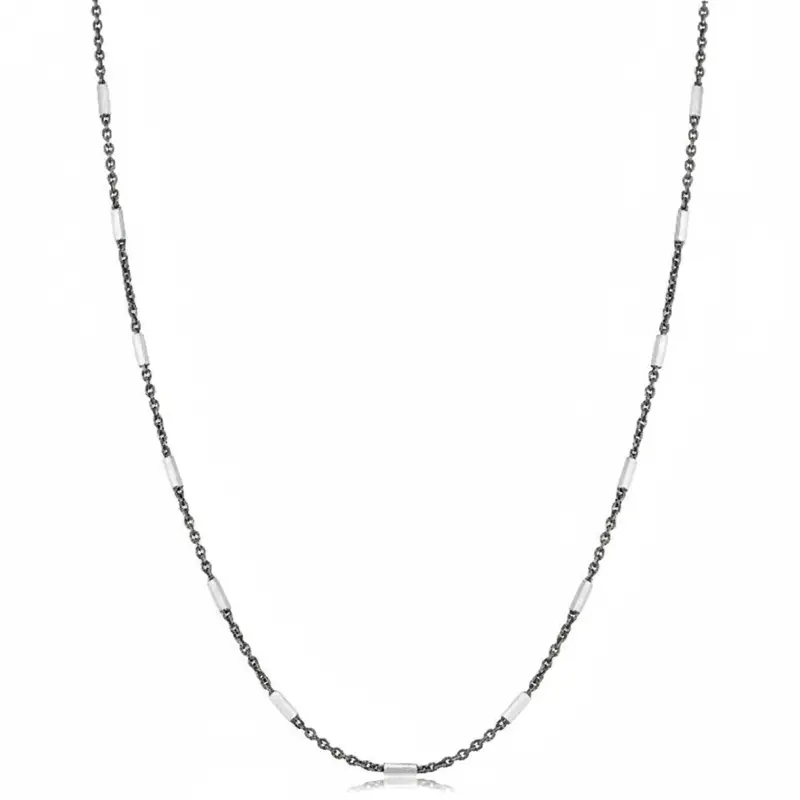 Silver Shadow Bar Station Rolo Chain 1