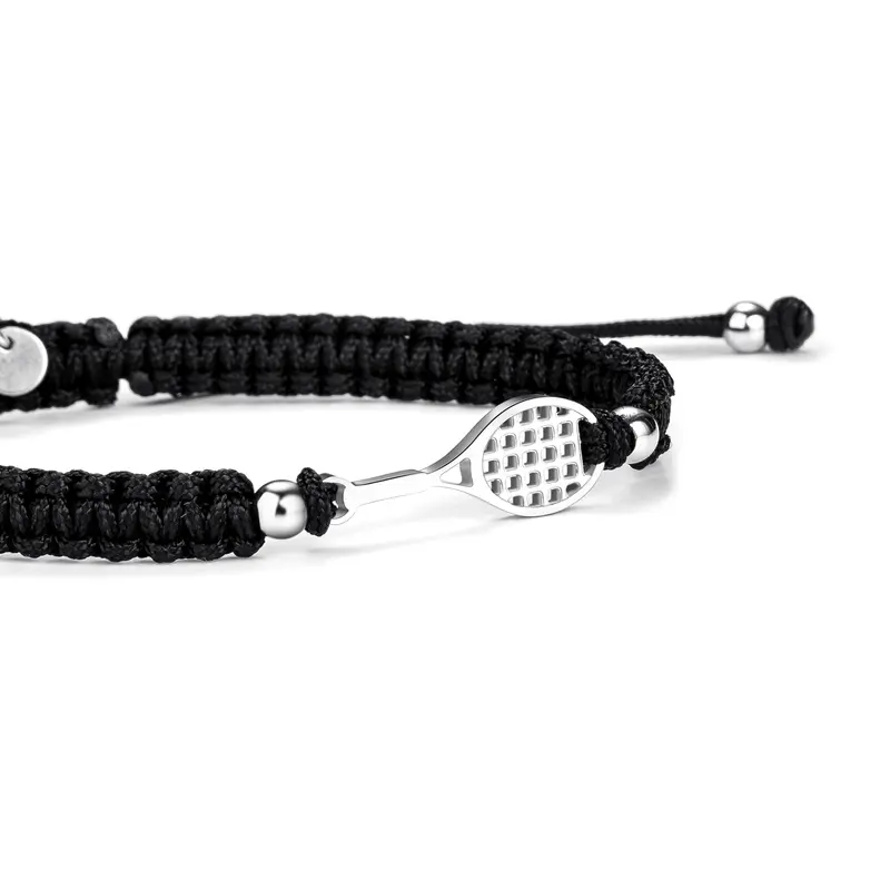 Silver Tennis Braided Bracelet 1