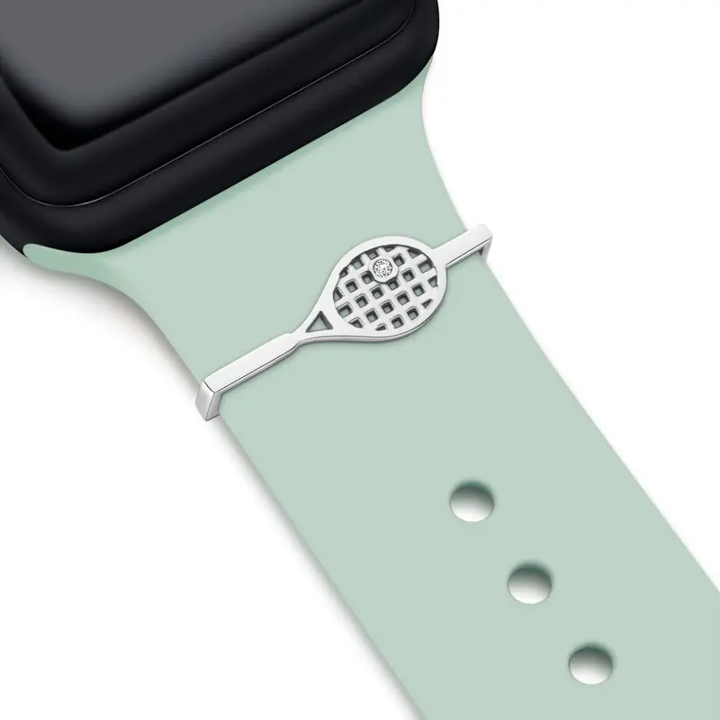 Silver Tennis Charm + Band 1