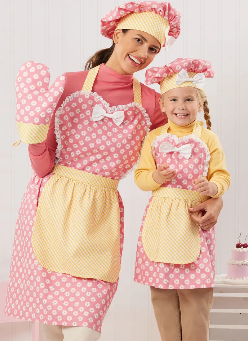 Simplicity Adult/Child Apron S3050 1