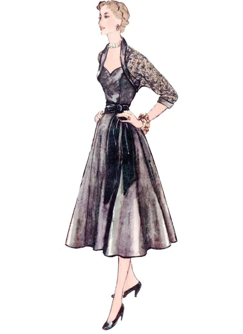 Simplicity Afternoon And Evening Dress And Bolero S3082 1